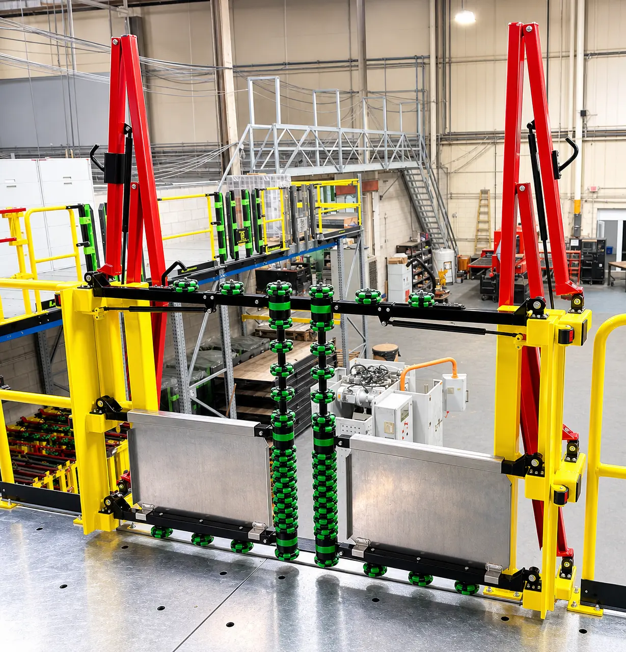 Levelizer® E9 Dual Mezzanine Safety Gate, view 5